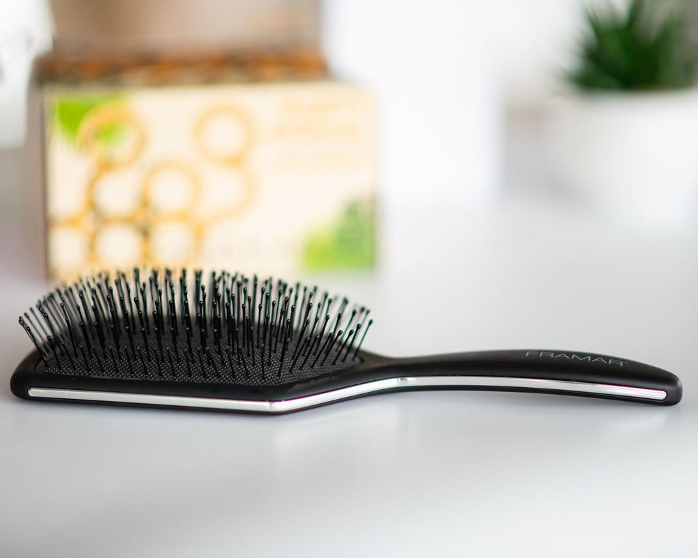 Framar cepillo pala masaje cuero cabelludo: masaje suave que estimula la circulación.