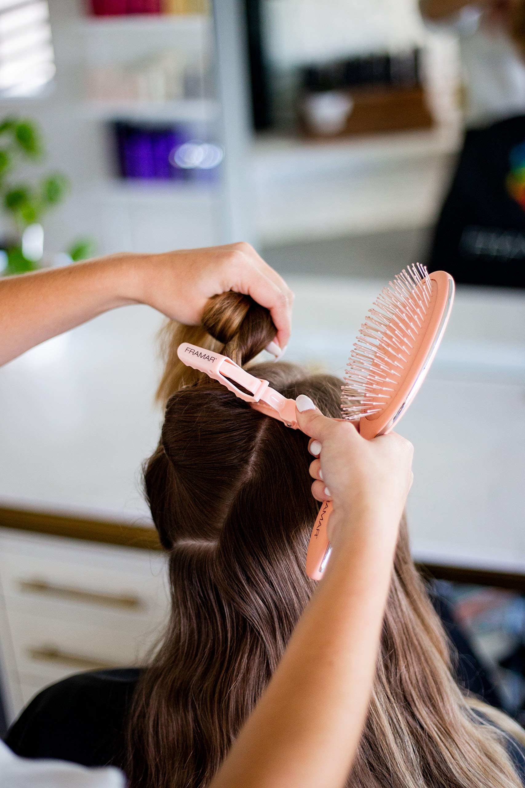 Framar Clip Cocodrilo para peinar paso a paso.