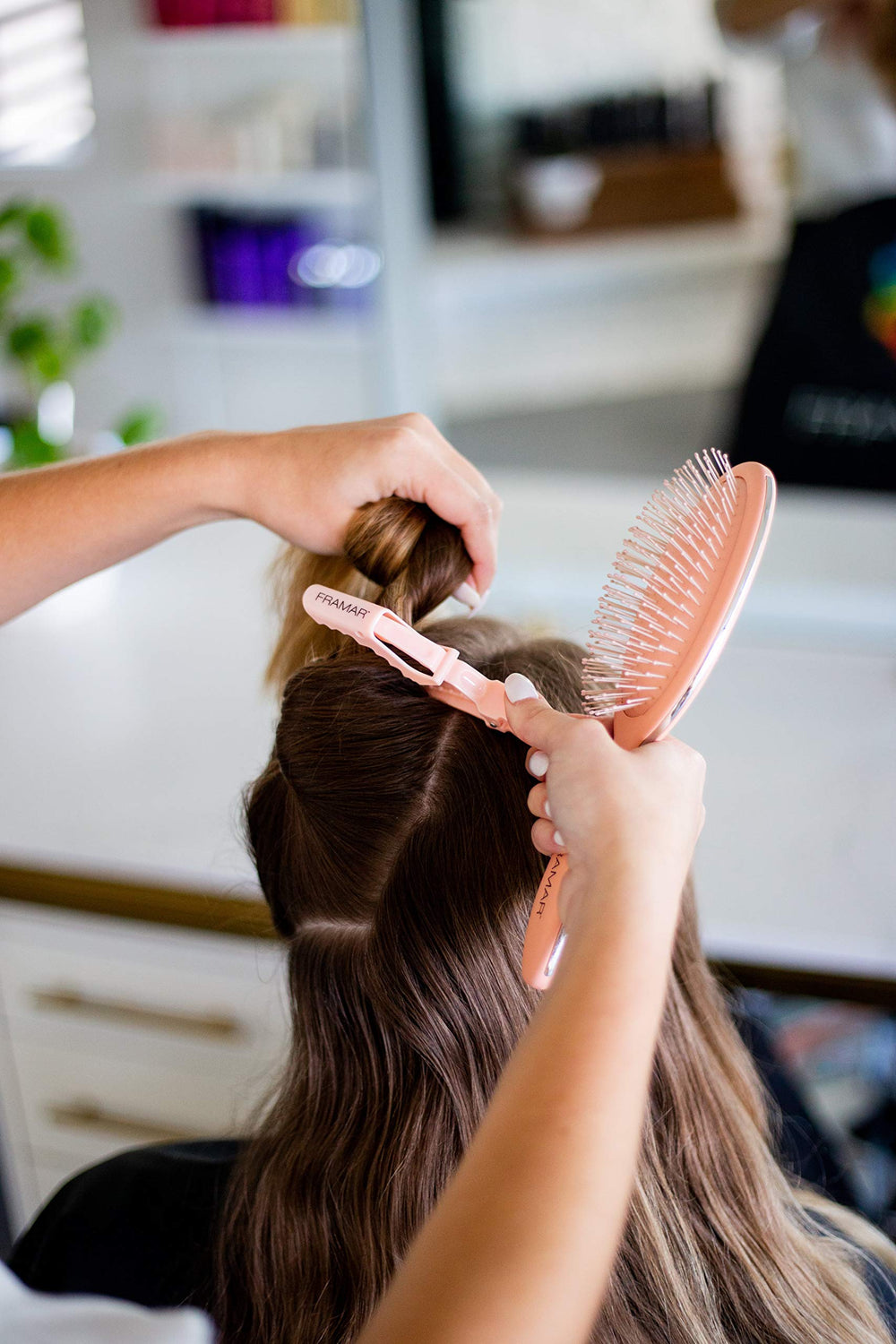 Framar Clip Cocodrilo para peinar paso a paso.