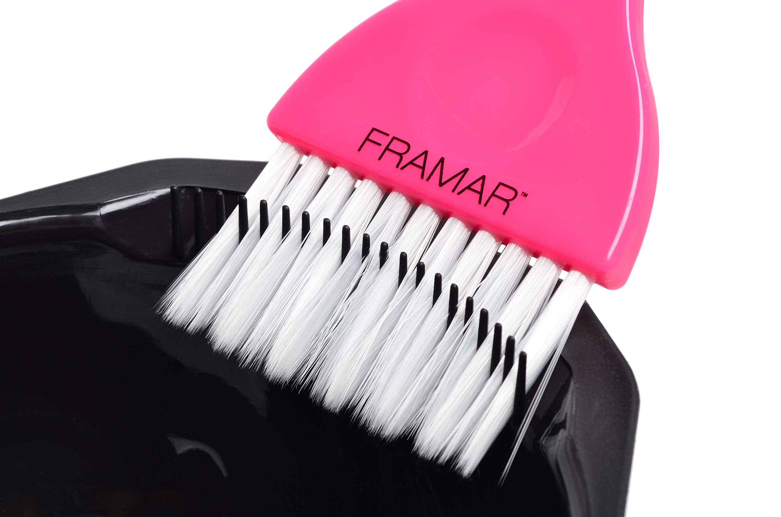FRAMAR Color Bowl: dientes integrados para retirar color de la brocha.