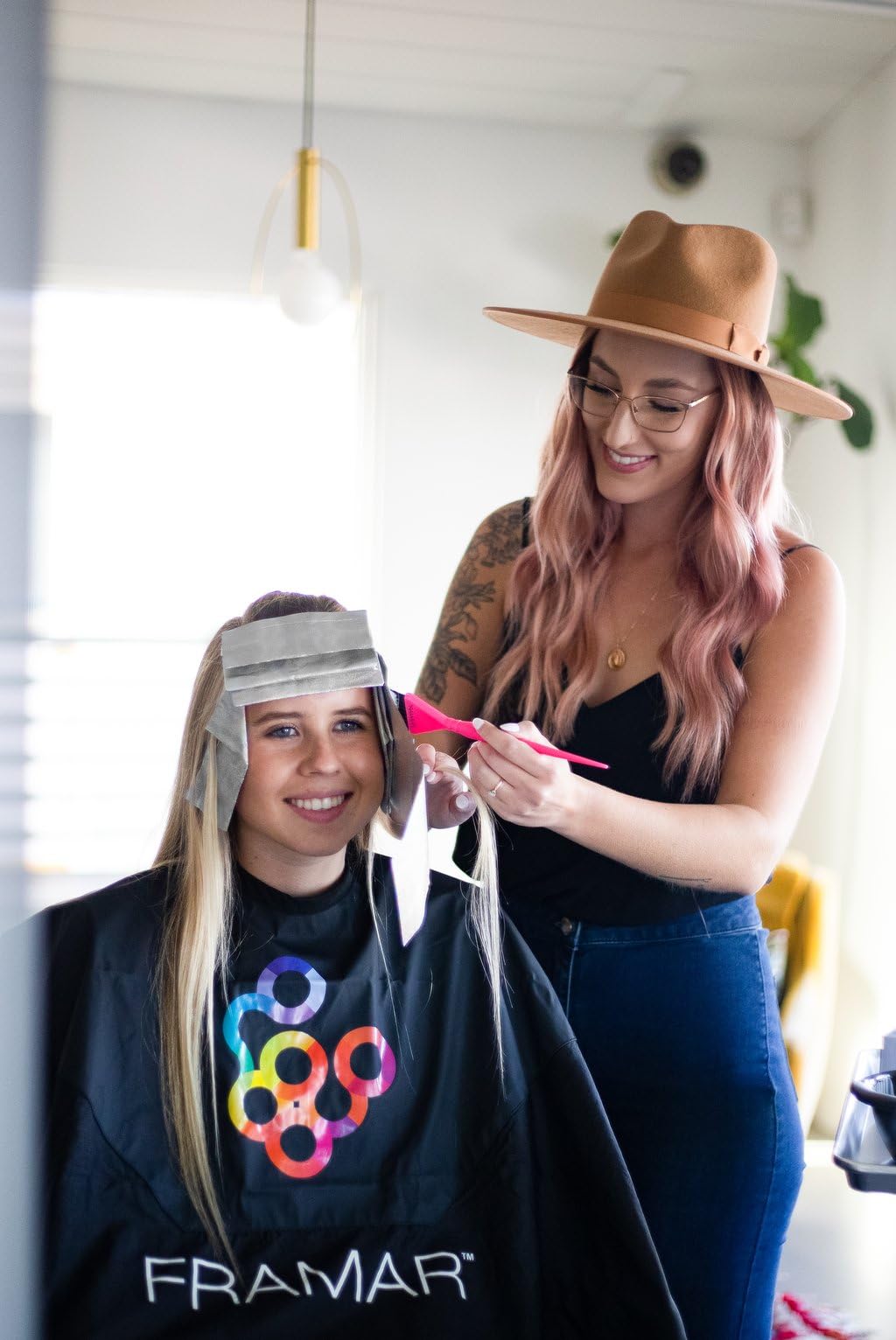 Framar desplegable para mechas, rápida aplicación