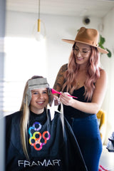 Framar desplegable para mechas, rápida aplicación