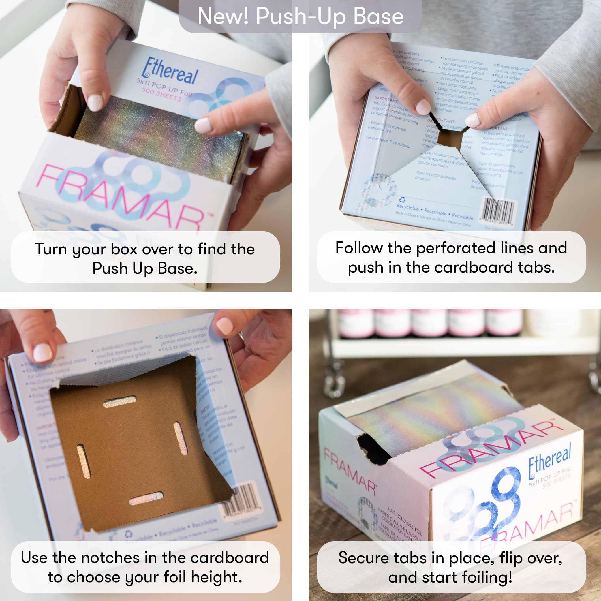 Framar Ethereal – rebord pli demi-pouce pour gagner du temps lors de la pose