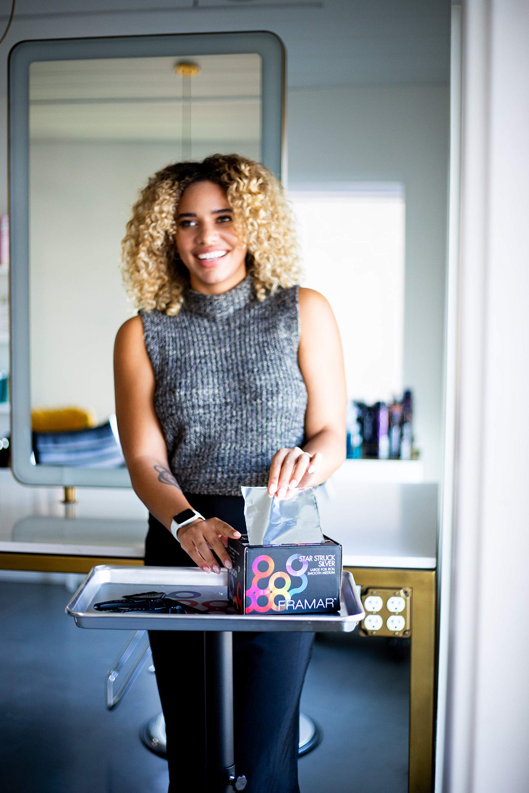 FRAMAR feuilles aluminium malléables offrent une maniabilité accrue en salon.