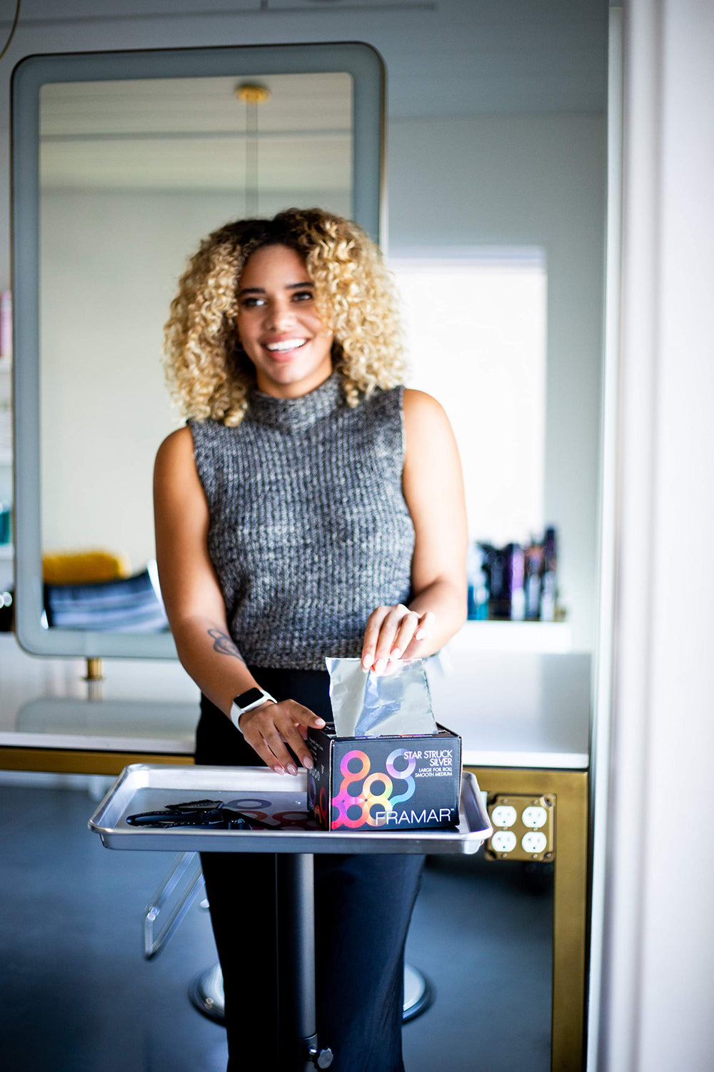 FRAMAR feuilles aluminium malléables offrent une maniabilité accrue en salon.