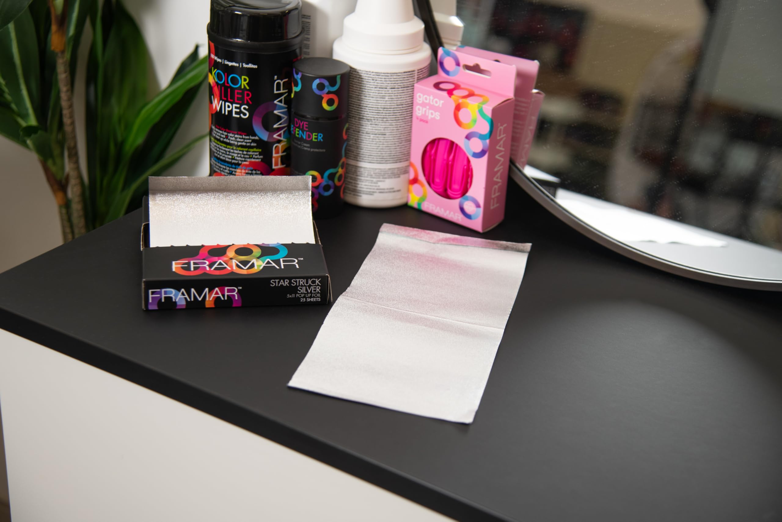 Framar lámina aluminio plata acabado relieve