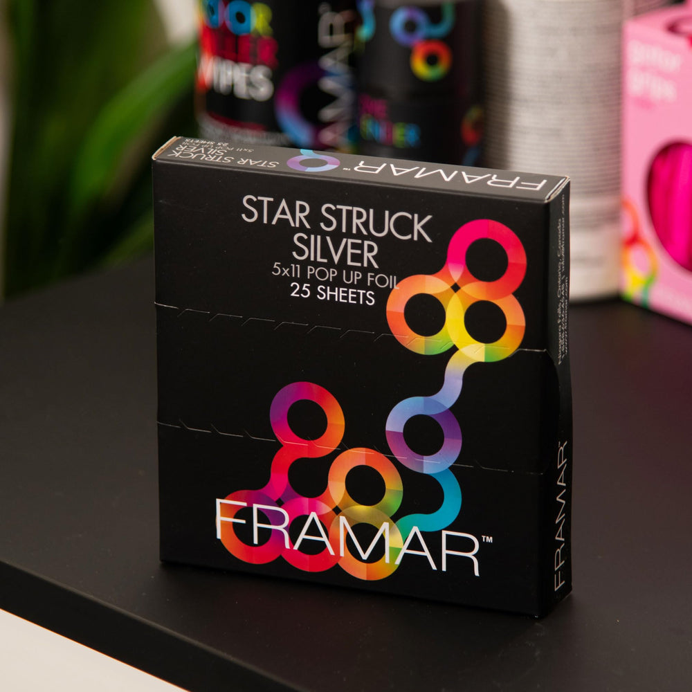 Framar hoja de aluminio plata manejo firme