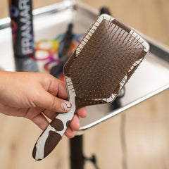 FRAMAR Paddle Detangler, cabello-húmedo, facilita desenredo suave en la ducha