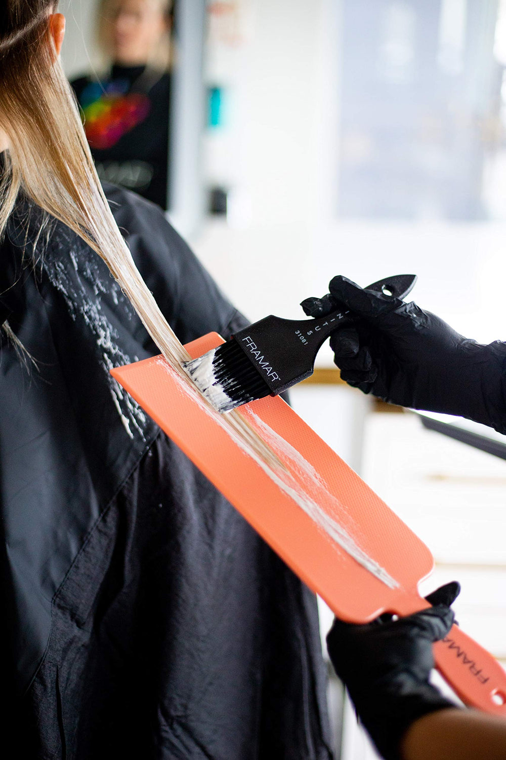 FRAMAR Balayage Tablero Corto ideal para secciones cercanas al cuero cabelludo