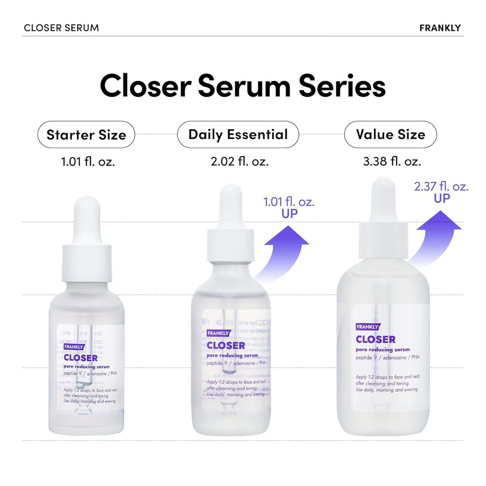 FRANKLY Closer Serum aplicación con dedo para rutina diaria