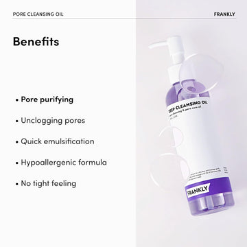 FRANKLY: emulsión suave que deja la piel limpia y lista para hidratar.