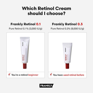 FRANKLY Retinol 0.1% Cream minimal fragrance image suitable for sensitive skin