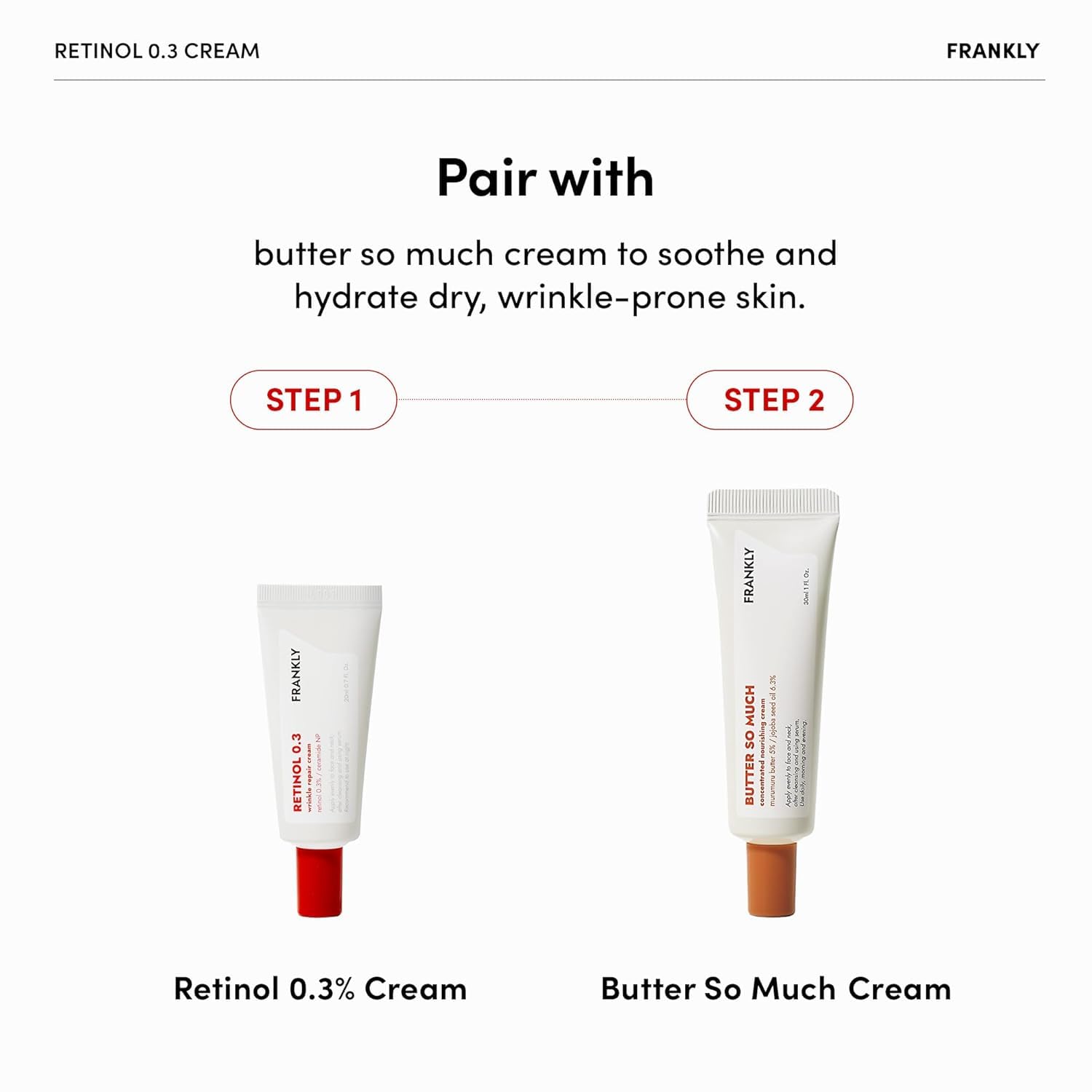 FRANKLY Retinol 0,3% crema ayuda con hiperpigmentación leve
