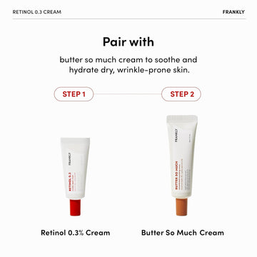 FRANKLY Retinol 0,3% crema ayuda con hiperpigmentación leve