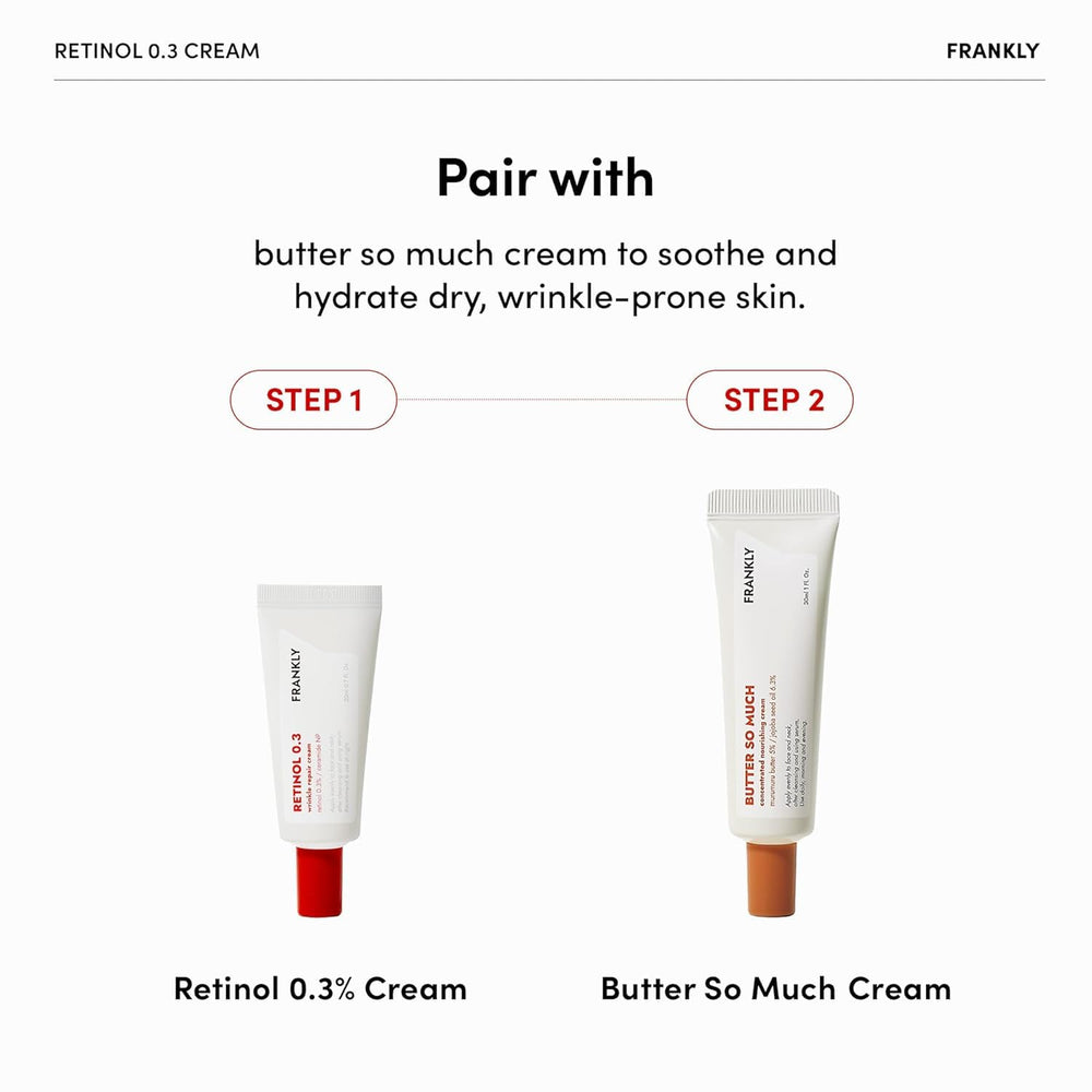FRANKLY Retinol 0,3% crema ayuda con hiperpigmentación leve