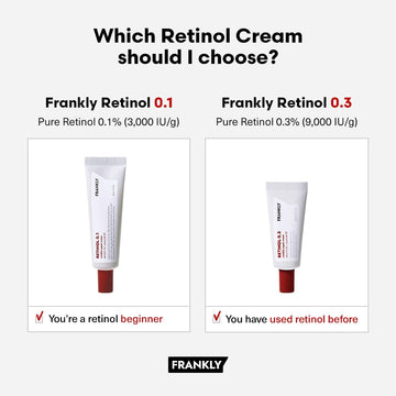 FRANKLY Retinol 0,3% crema para atenuar líneas finas