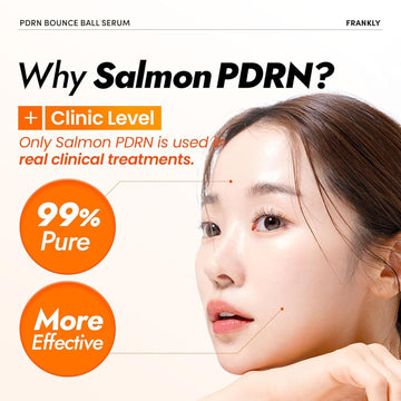 FRANKLY Salmon PDRN Bounce Ball Serum, uso diario cuidado suave para la piel