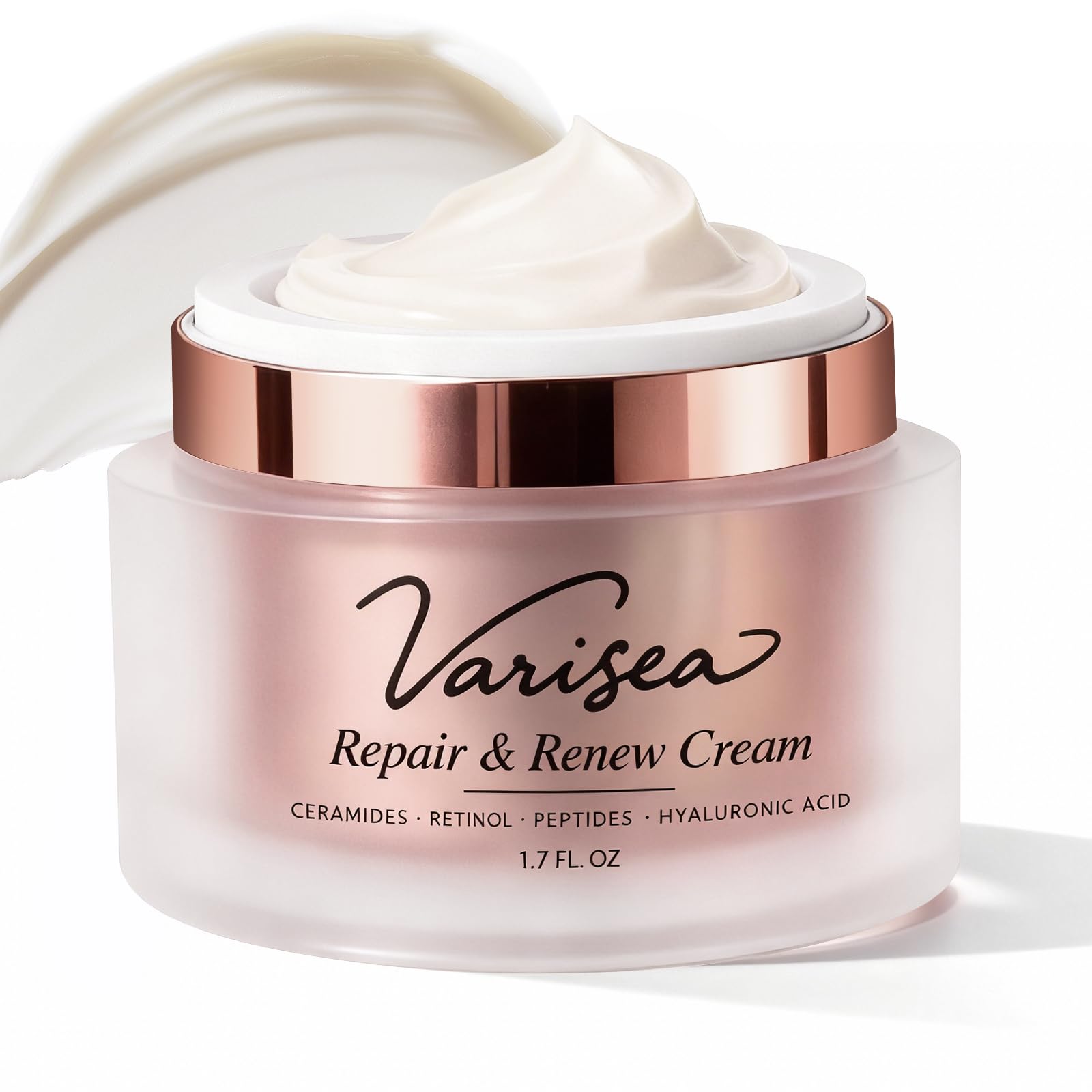 Varisea Reparación y Renovación Crema frasco con textura suave que ayuda a reparar la barrera