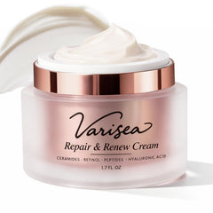 Varisea Reparación y Renovación Crema frasco con textura suave que ayuda a reparar la barrera
