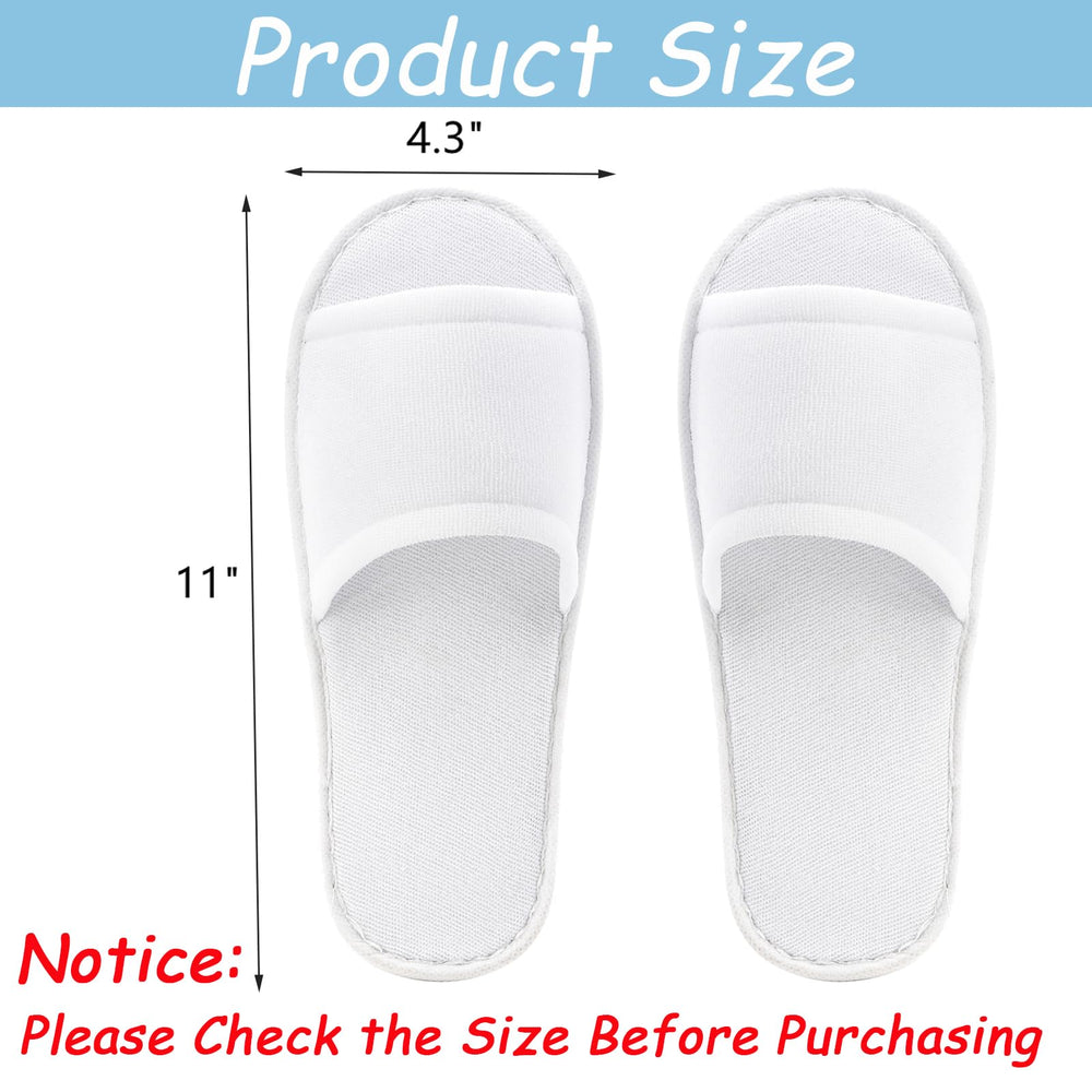 Frcctre zapatillas desechables con forro de felpa para pies suaves