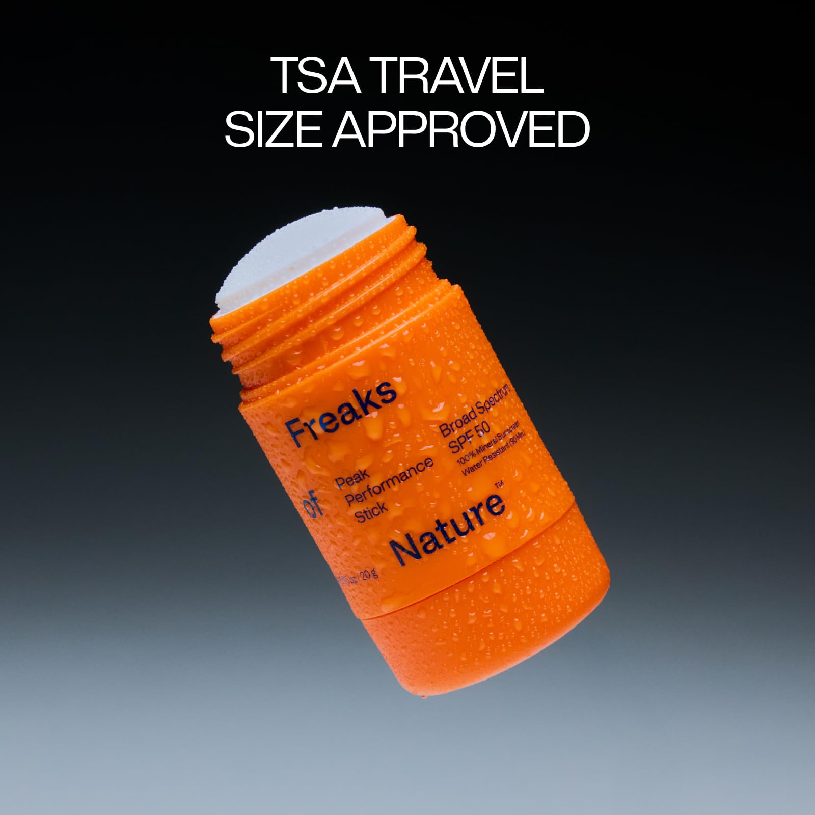 Freaks of Nature Peak Performance Sun Stick SPF 50, resistencia al agua de 80 minutos para actividades.