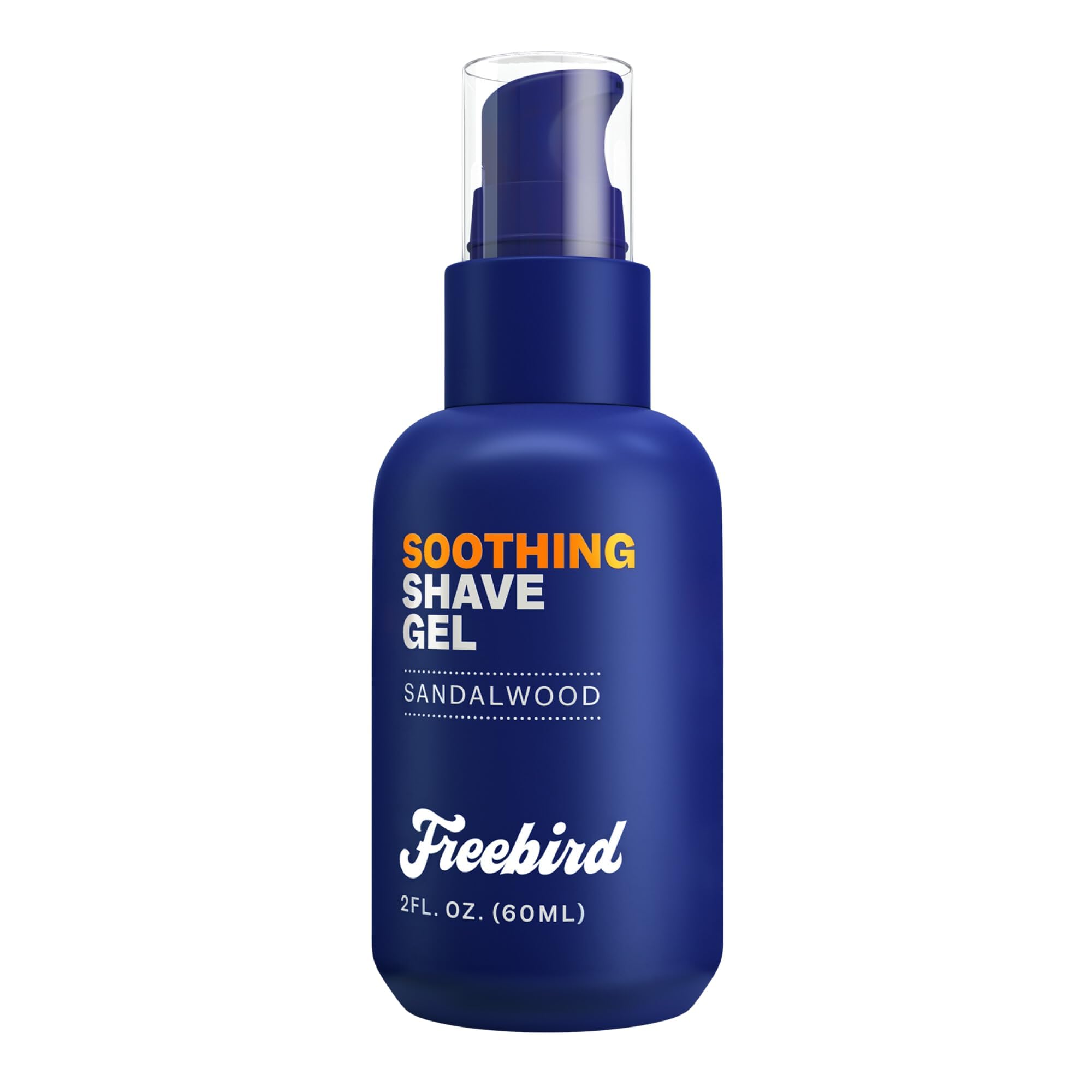 Freebird gel de afeitar botella 60 ml para viaje, deslizamiento suave