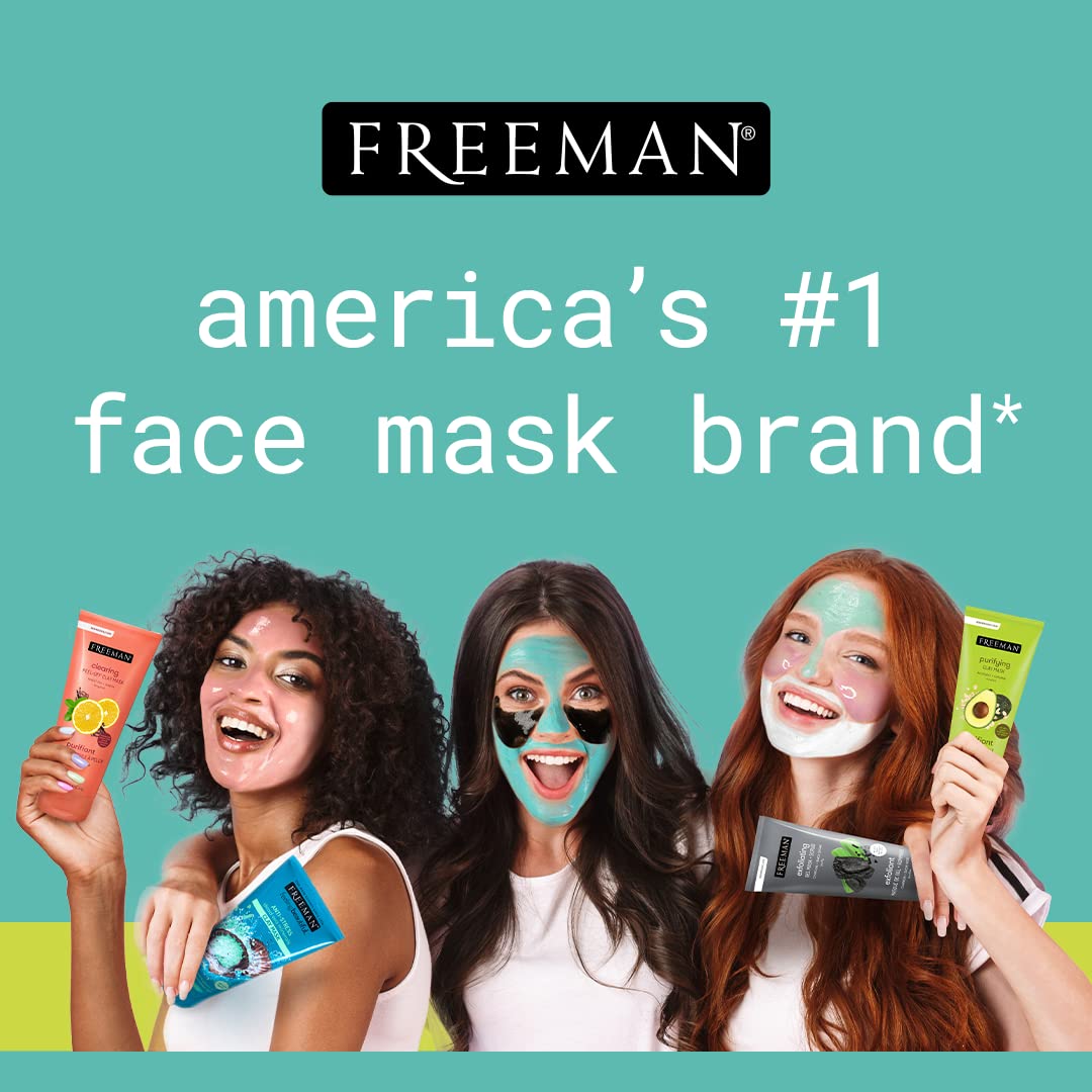 Aplicación facial Freeman Aguacate y Avena para sensación de limpieza profunda.