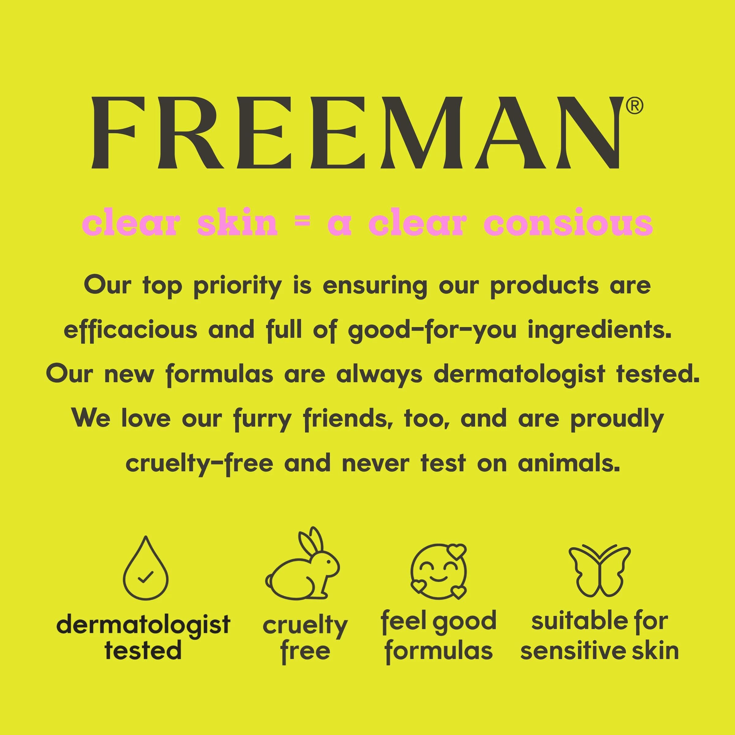 Freeman Exotic Blends ingredientes libres de crueldad