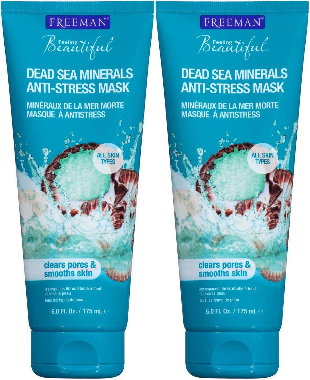 Mascarilla Freeman con arcilla anti-estrés y minerales del Mar Muerto para purificar poros y equilibrar la piel