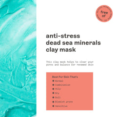 Freeman Minerales del Mar Muerto en mascarilla para equilibrar la piel.
