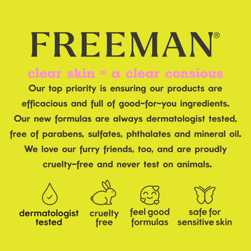Apto para todo tipo de piel, incluso sensible, con Freeman.