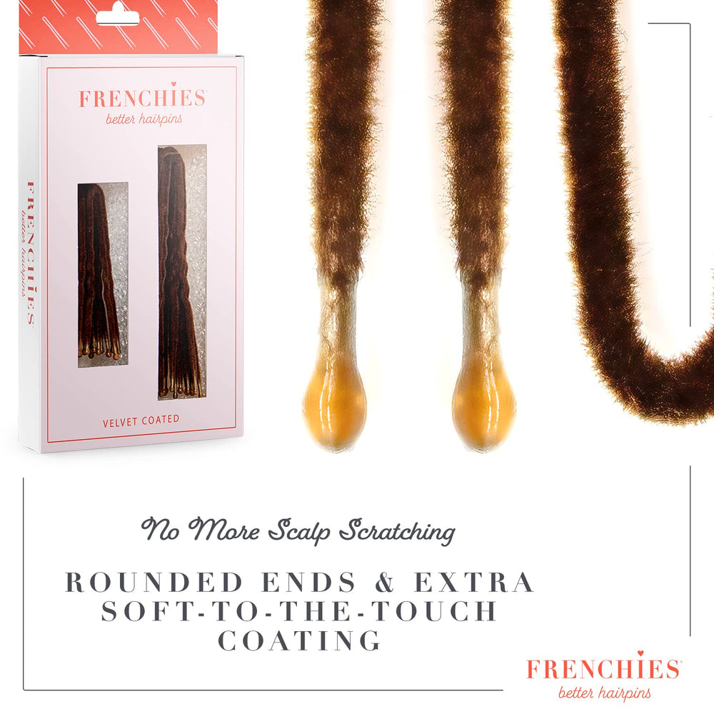 Frenchies horquilla para todo tipo de cabello, discreta y natural.