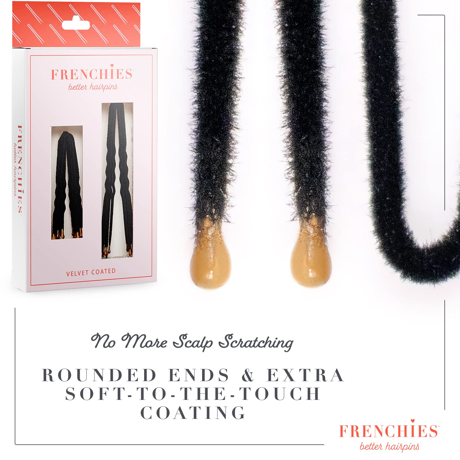 Frenchies horquilla pelo twist negra aplicación estable ideal para bodas o fiestas