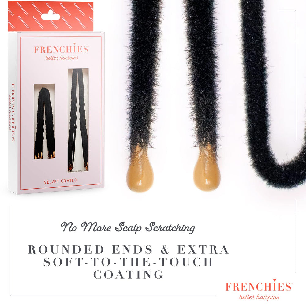 Frenchies horquilla pelo twist negra aplicación estable ideal para bodas o fiestas