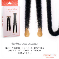 Frenchies horquilla pelo twist negra aplicación estable ideal para bodas o fiestas