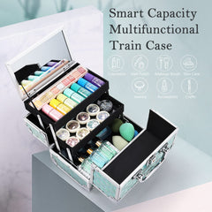 FRENESSA lockable makeup box provides privacy and security on the go