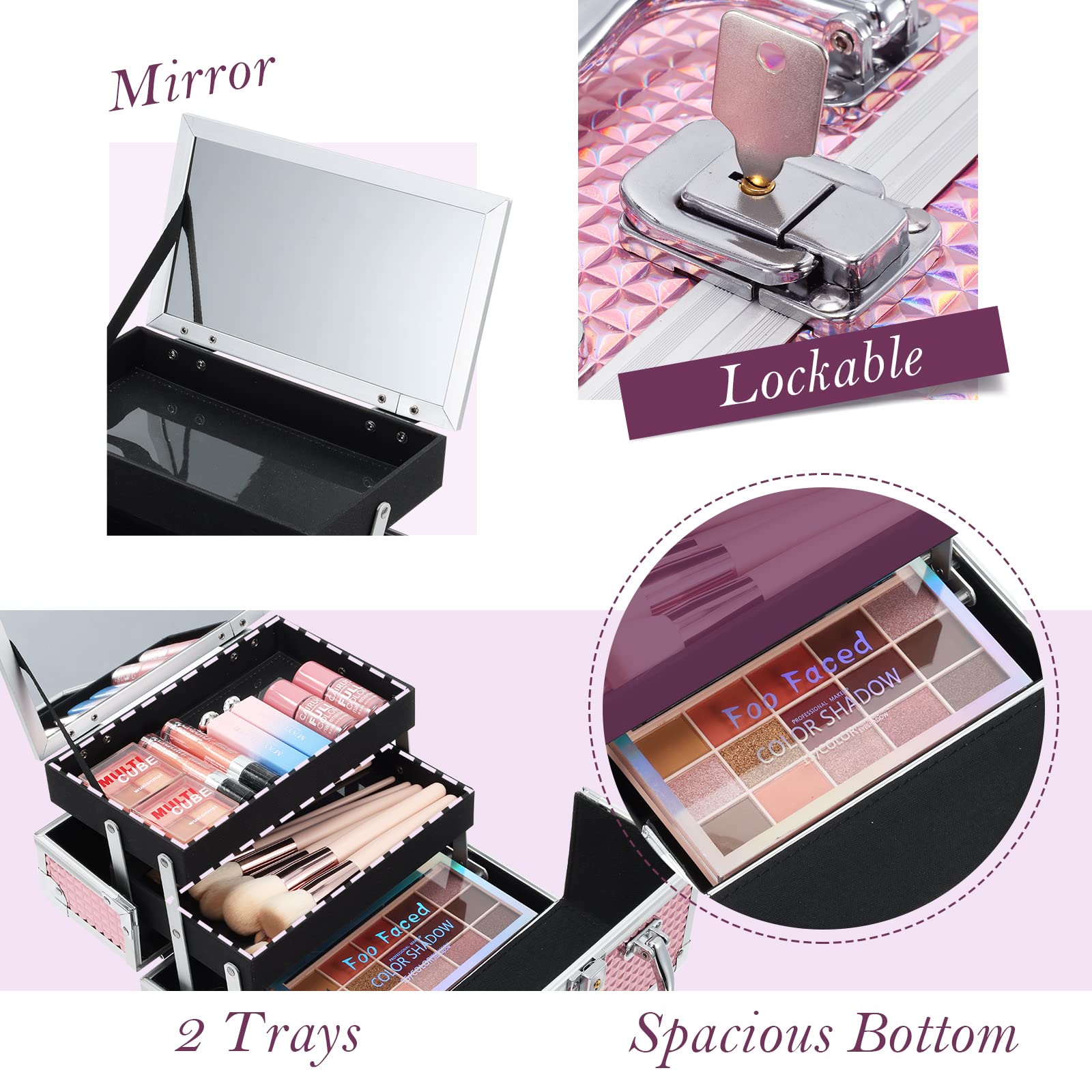 Organisation double tiroirs FRENESSA pour pinceaux et palettes