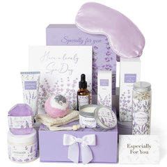Frerdui cesta de regalos spa lavanda, ideal para regalar y disfrutar en casa