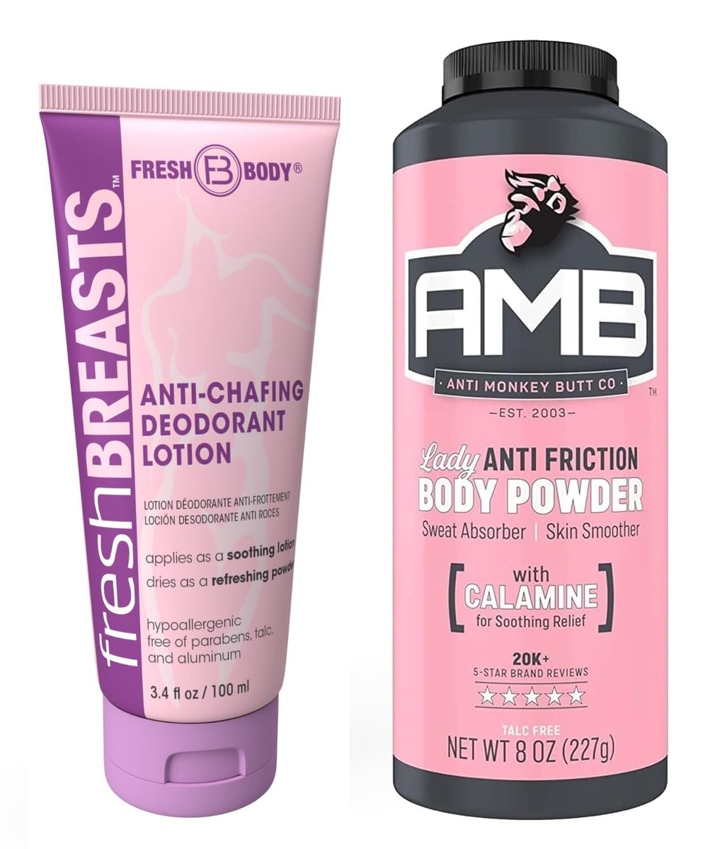 Crema Fresh Body FB para senos: frasco de 3.4 oz absorbe humedad.
