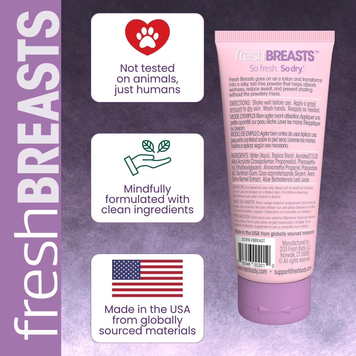 Reducción de fricción en zonas sensibles con Fresh Body FB.