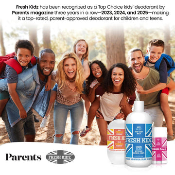 Fresh Kidz Desodorante rodillo para Niña Púrpura: aplicación suave en axilas, uso diario.