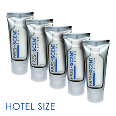 Freshscent muestra su presentación para hotel, exhibición de aseo de alta calidad.
