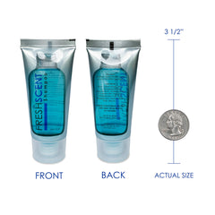Freshscent Shampoo, tubo de fácil acceso; uso rápido para huéspedes.