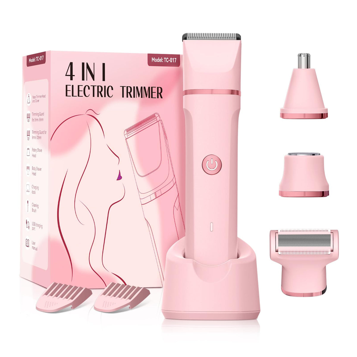Freyars Bikini Trimmer con cuchillas cerámicas suaves para piel sensible y recortes precisos