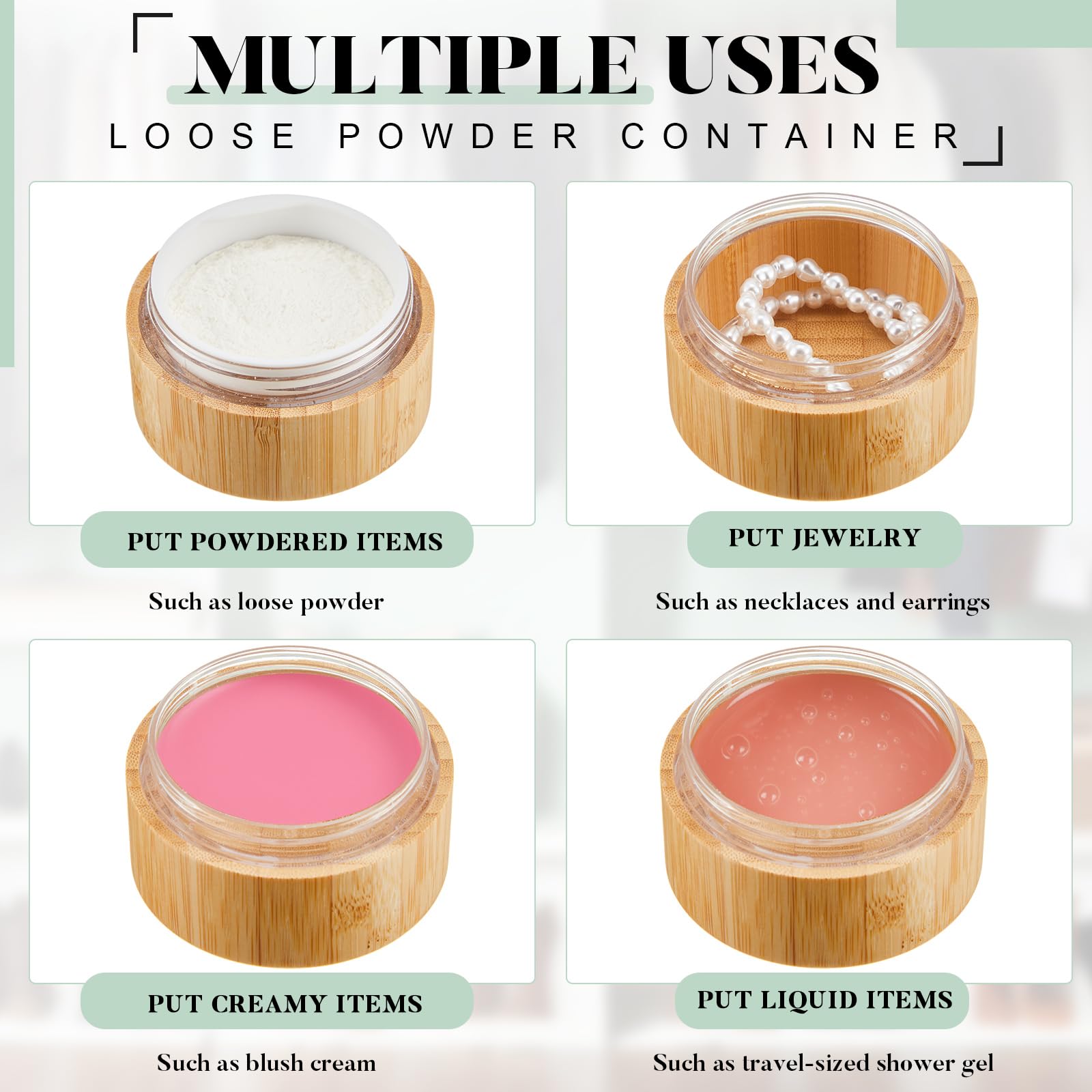Frienda portabilidad para viaje, perfecto para maquillaje en movimiento.