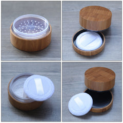 Frienda puf suave de bambú: comodidad al aplicar el maquillaje.