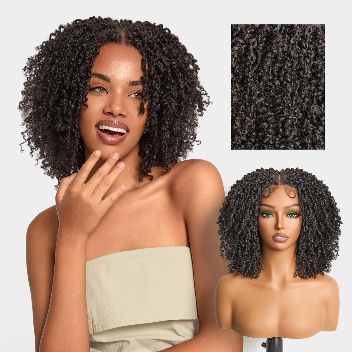 Frodio Veralux fiber 12-inch lace frontal for natural scalp look