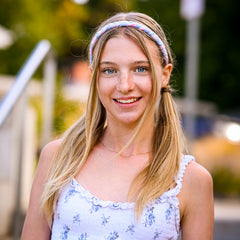 FROG SAC diadema arcoiris con efecto teñido, estilo único