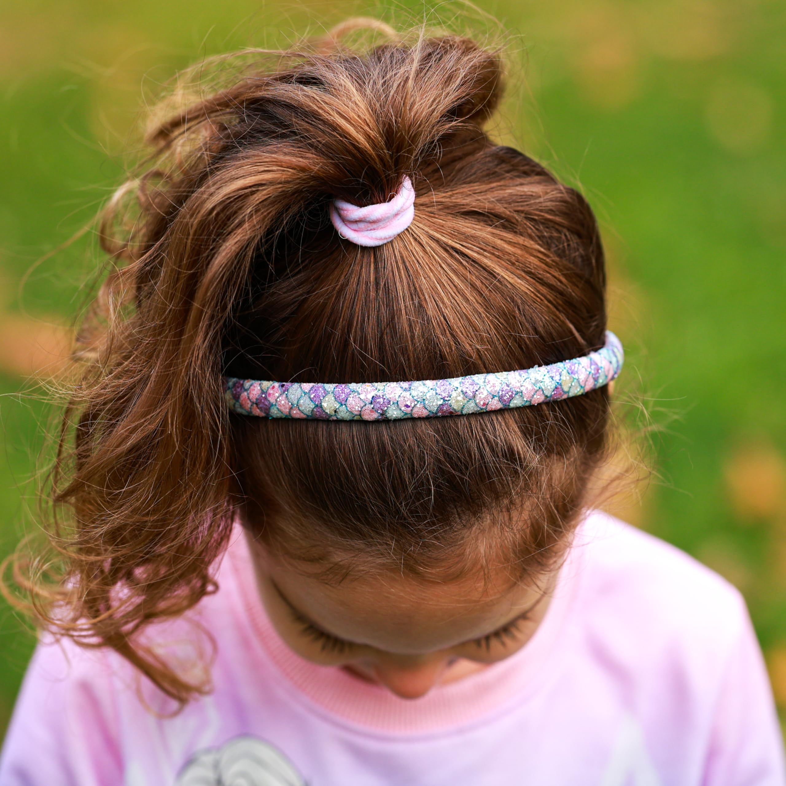 FROG SAC diadema dorada brillante para niñas, aporta destellos elegantes a cualquier atuendo.