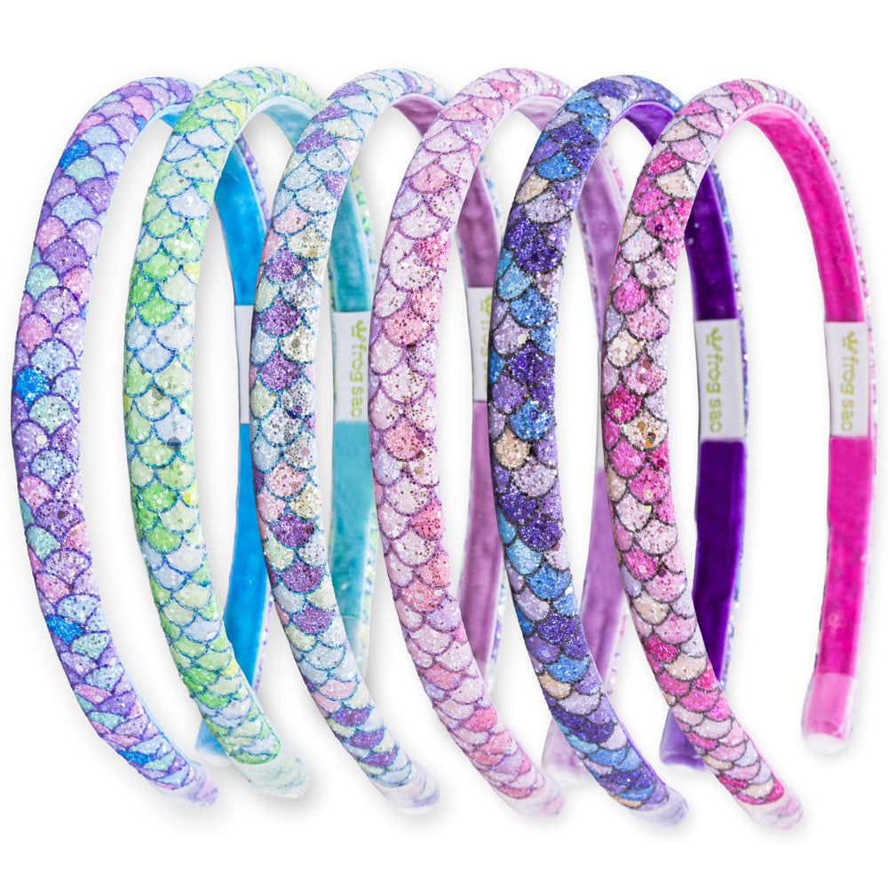 FROG SAC diadema rosa brillante para niñas, ideal para mantener el cabello recogido en la escuela.